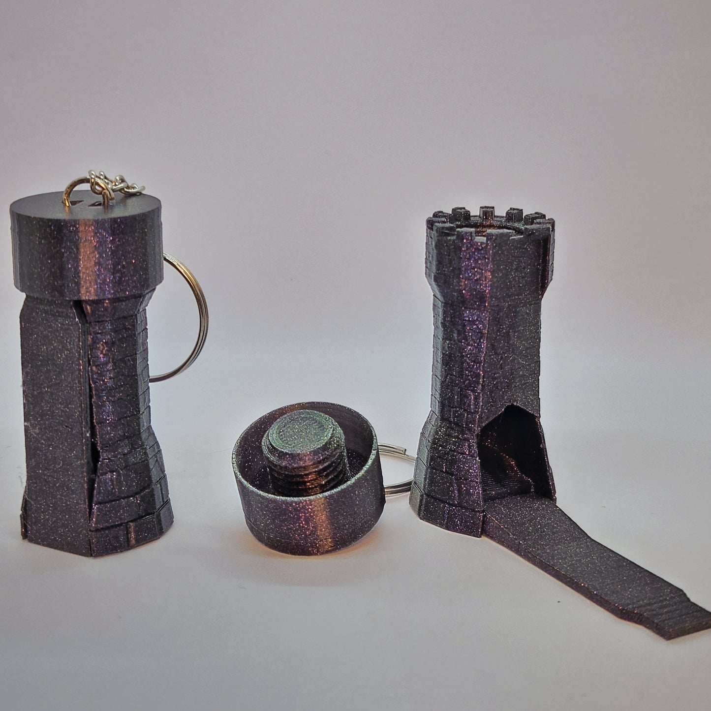 Mini Dice Tower (Keychain Version)