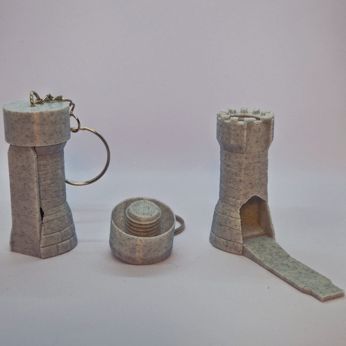 Mini Dice Tower (Keychain Version)