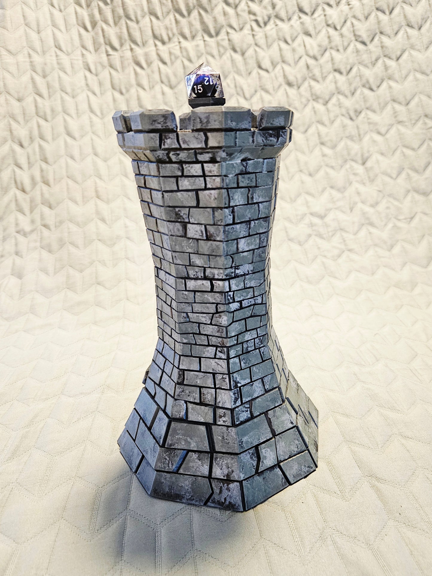 Handpainted Dice Tower (Stone)