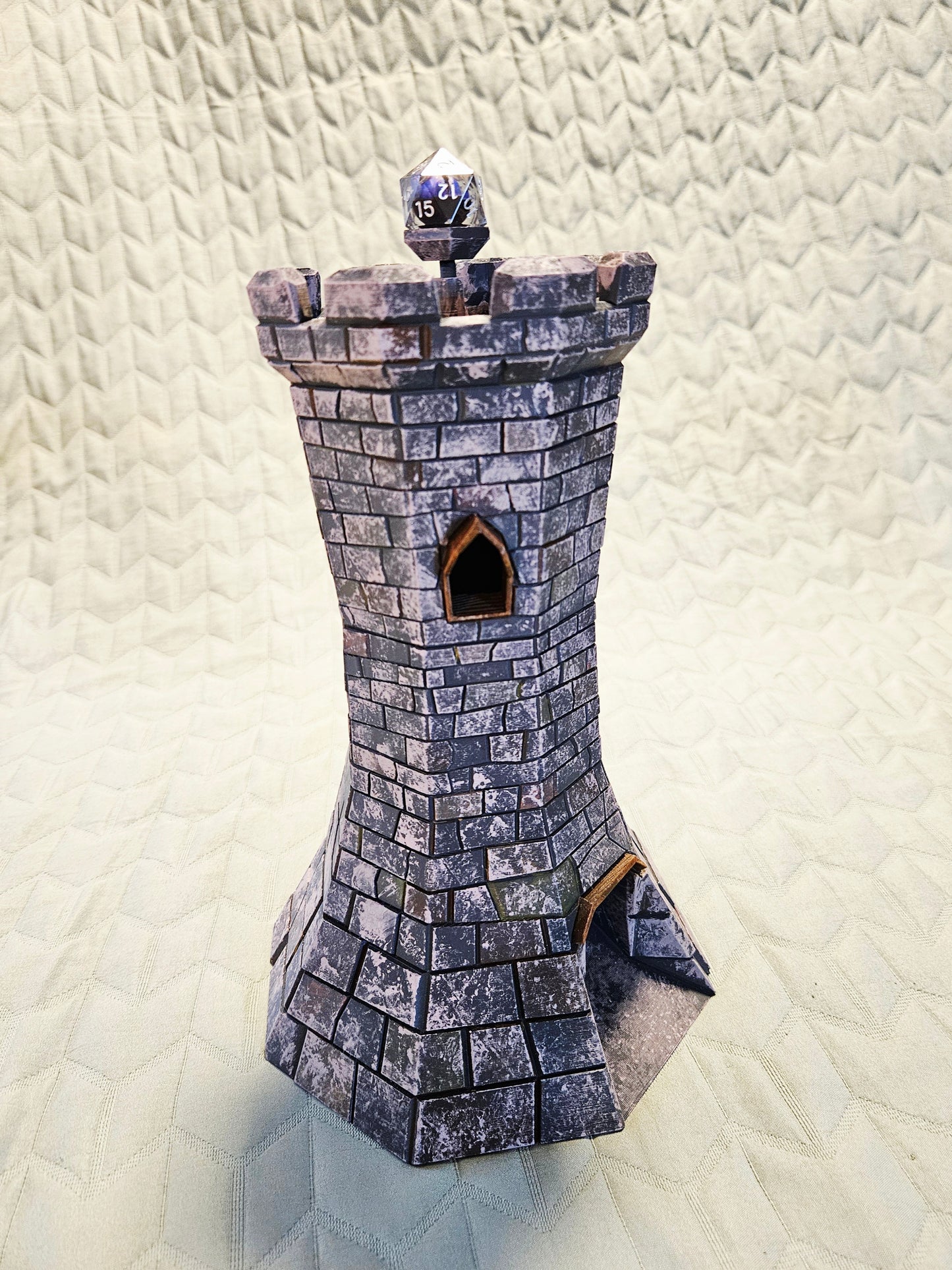 Handpainted Dice Tower (Weathered)