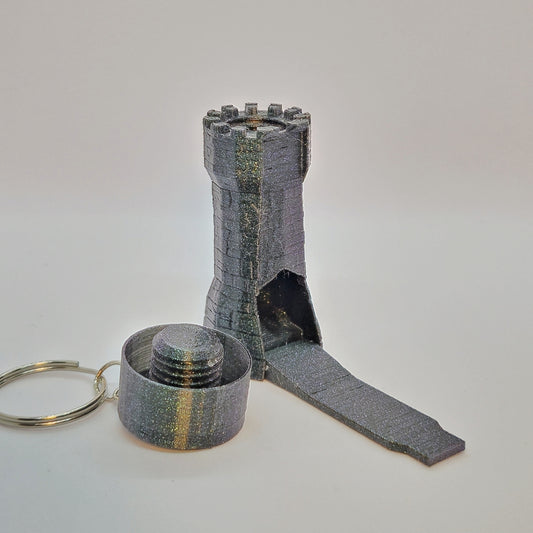 Mini Dice Tower (Keychain Version)